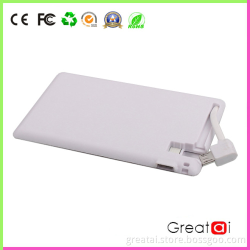 New Metal Portable Business Card Power Bank for Mobile Phone (GT-150D)